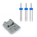 Calcador de Nervura e Frisos + agulhas gêmeas