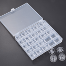 Caixa Bobinas Carretéis  - 25 und - Plástico Transparente