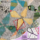 5 peças - Jogo de Moldes Criativos para Corte - Craft® com E-book Grátis