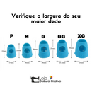 Dedal Silicone - Protetor de dedo - 5 peças