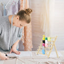 Suporte de madeira para carretéis