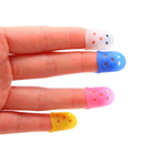 Dedal Silicone - Protetor de dedo - 5 peças