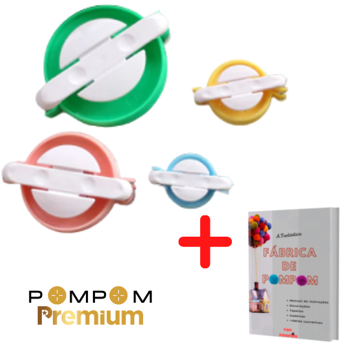 Pompom Premium® - 4 moldes