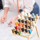 Suporte de madeira para carretéis